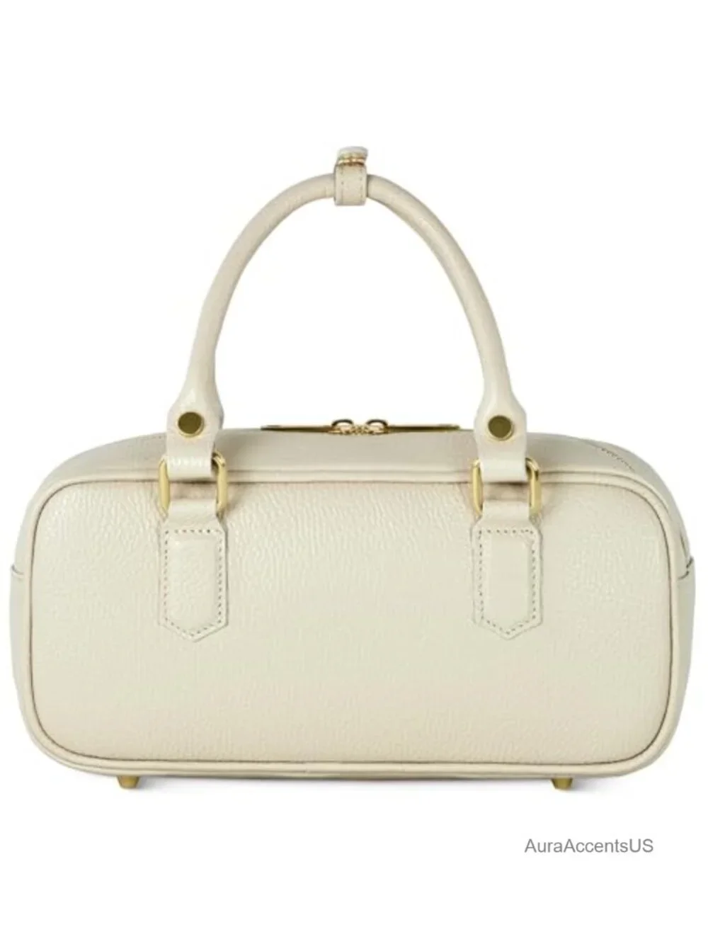 Italian Full-Grain Calf Leather Top-Handle Crossbody Satchel